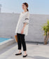 【20%offキャンペーン】【洗える/撥水】スカラップニットフラットパンプス